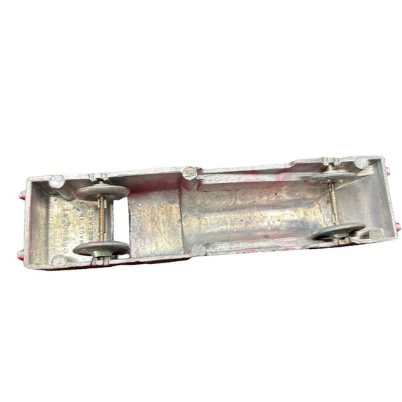 Vintage Crescent Red Train? Lot of 2 Made In England - Picture 2 of 10